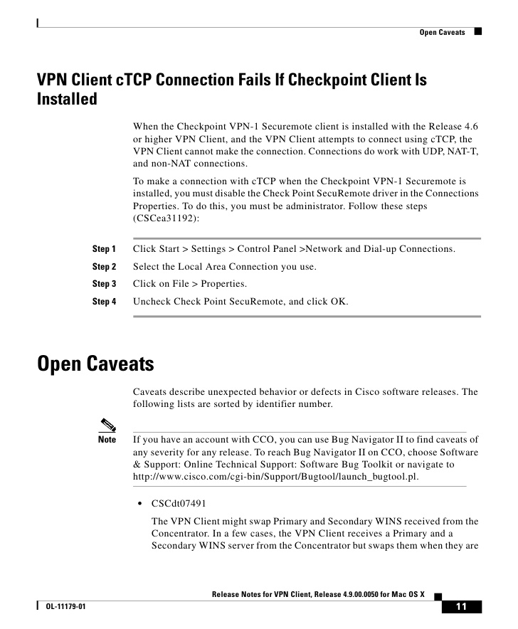 Checkpoint vpn for mac